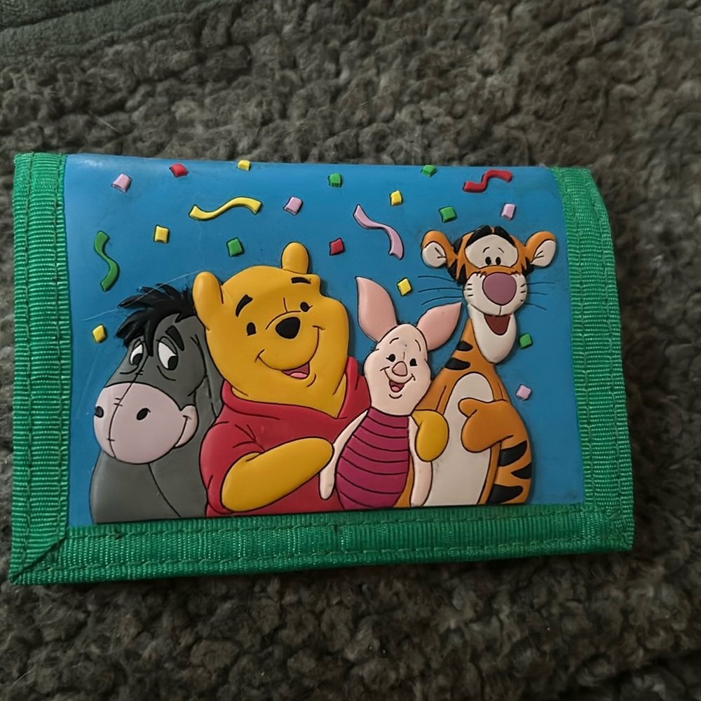 Walt Disney World Winnie the Pooh Purse Wallet 4” x 3”